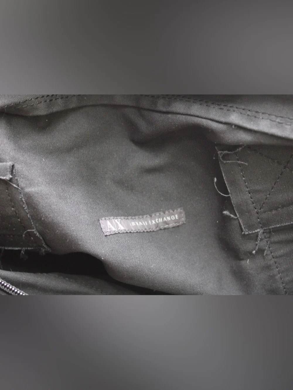 Armani exchange duffel bag